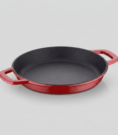 Korkmaz-Casta-20 cm-Kırmızı-Döküm-Omlet-A2828-1