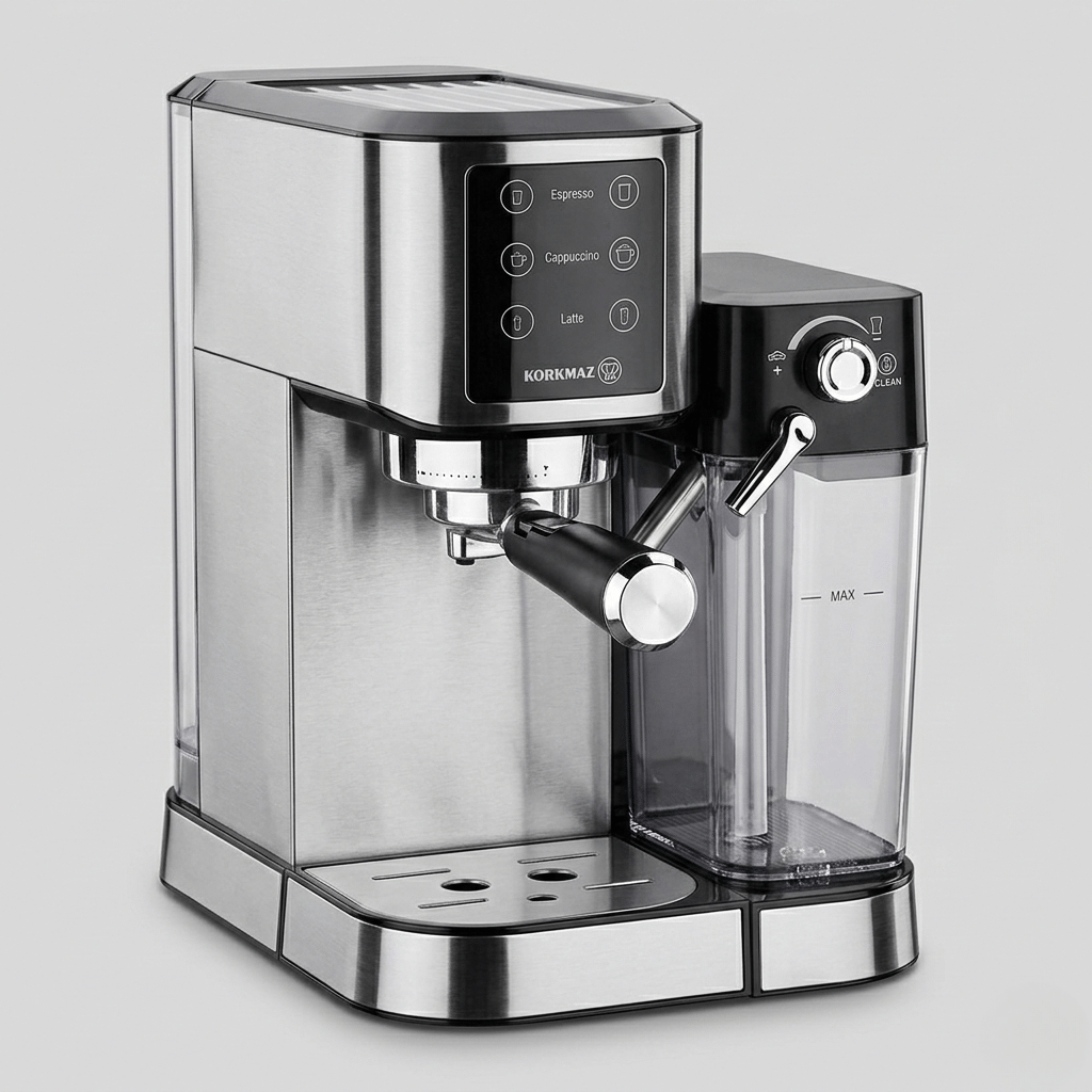 Korkmaz-Java-Plus-Süt-Hazneli-Espresso-Kahve-Makinesi-A982 Korkmaz-Java-Plus-Süt-Hazneli-Espresso-Kahve-Makinesi-A982