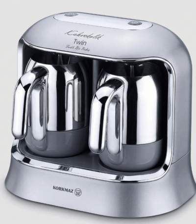 Korkmaz Kahvekolik-Twin-Kahve-Makinesi-Inox-Krom-A861-06-2