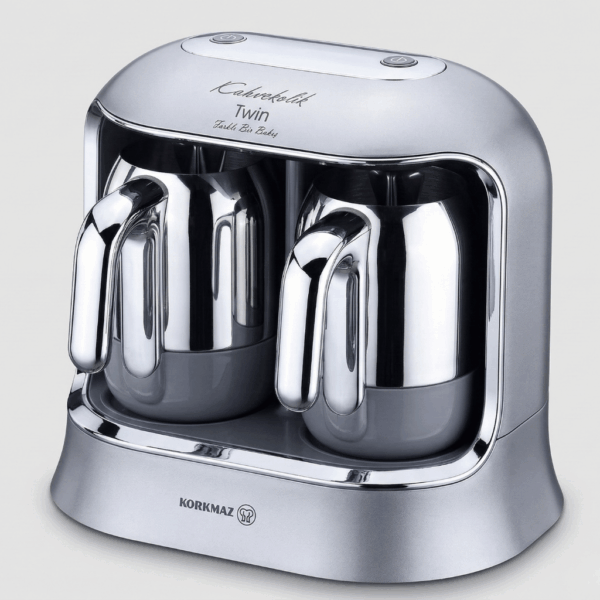 Korkmaz Kahvekolik-Twin-Kahve-Makinesi-Inox-Krom-A861-06-2